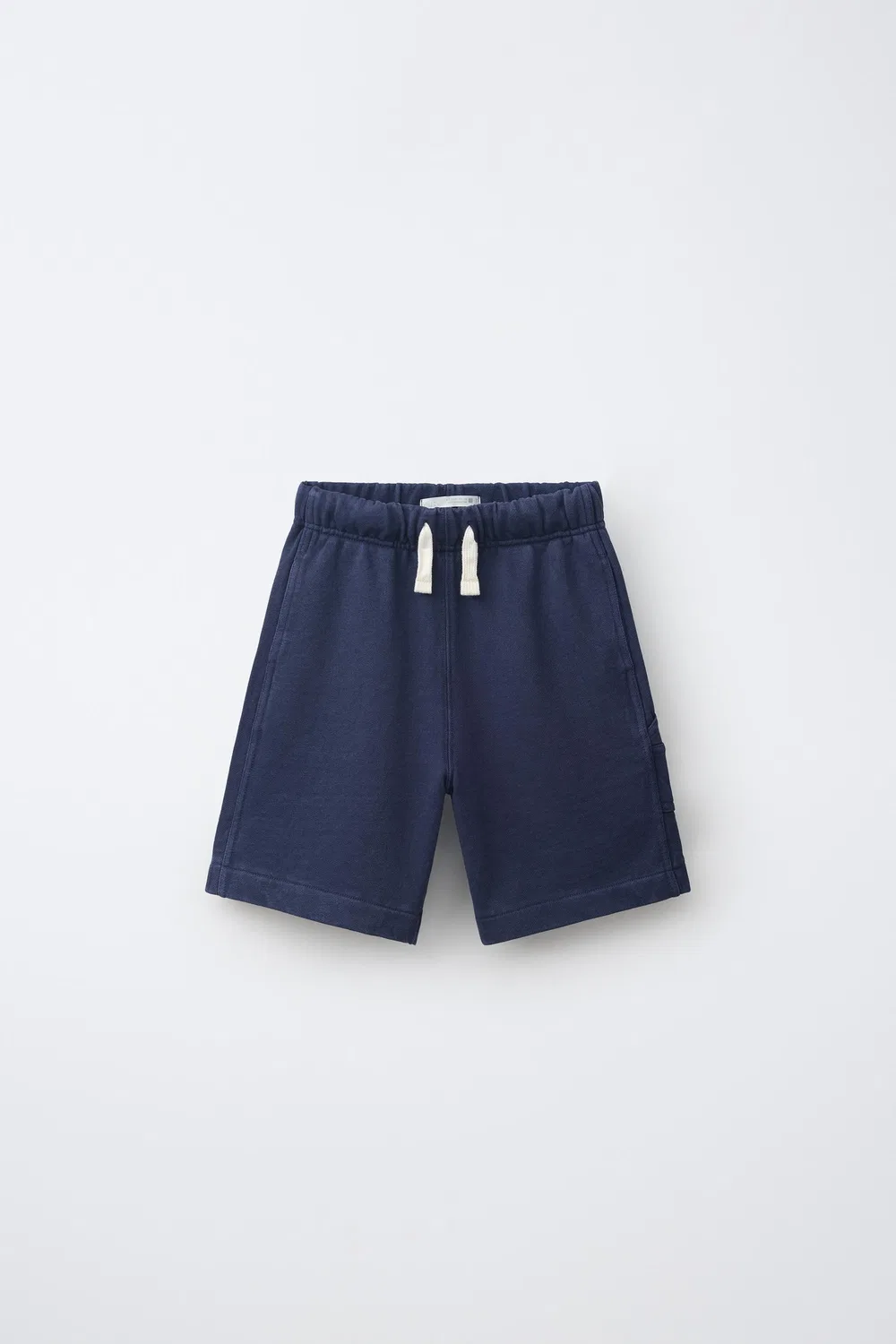 Плюшевые бермудские шорты ZARA, Blue