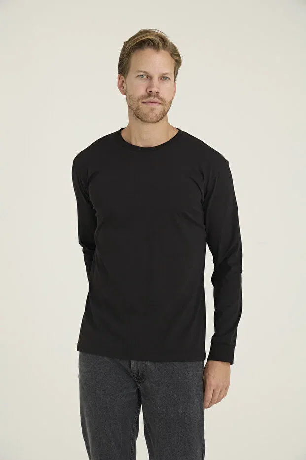 Детский лонгслив для девочек с длинным рукавом Ang Butik, Black