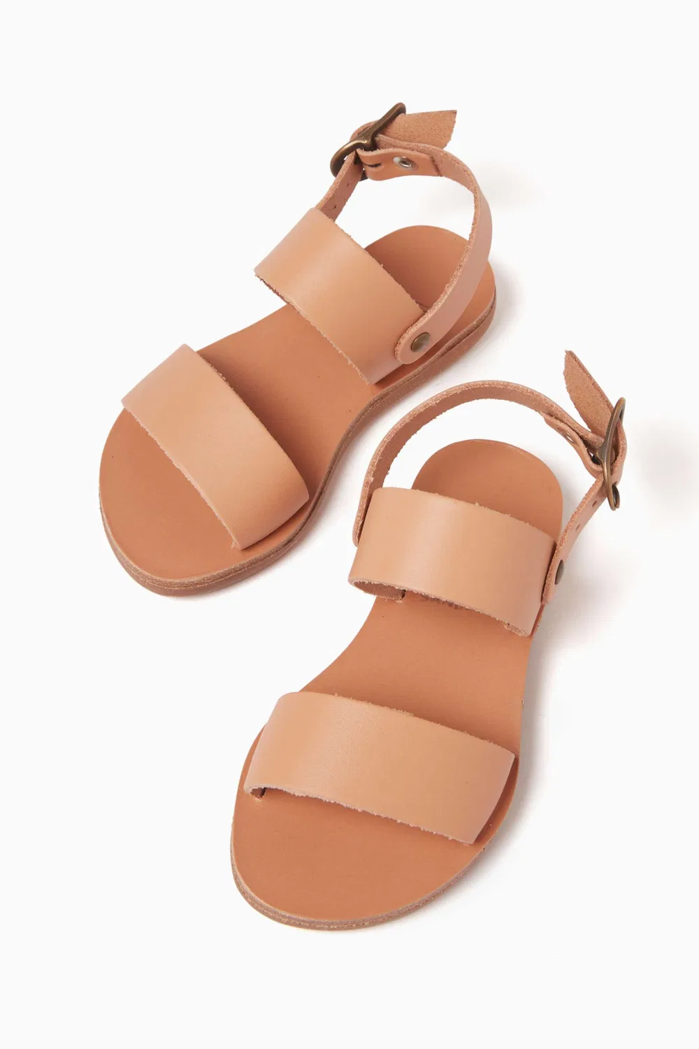 Сандалии кожаные Little Clio Ancient Greek Sandals — фото 4