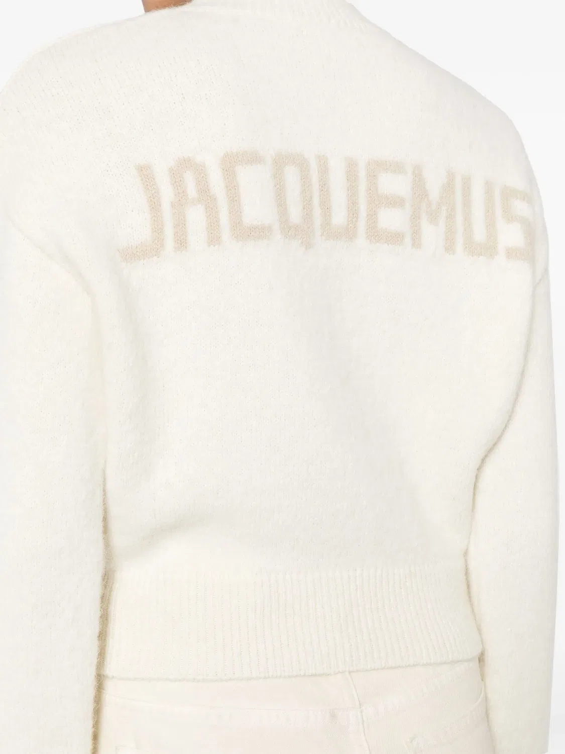 Jacquemus Джемпер с интарсией логотипа - Нейтральные — фото 3