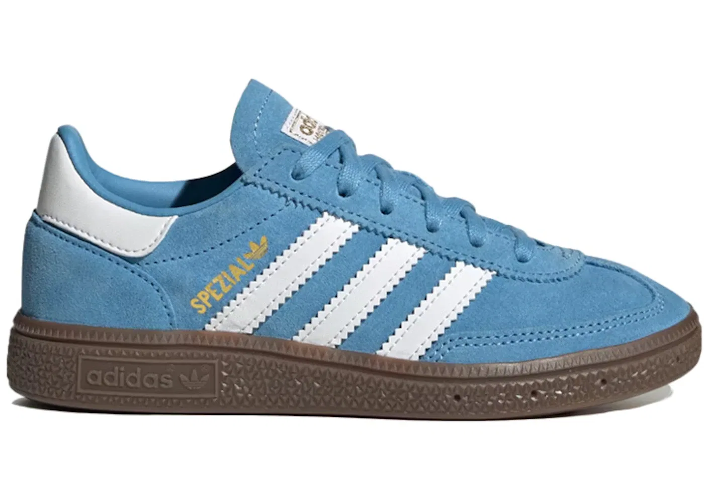 Детские кроссовки Lifestyle с классическим дизайном Adidas Handball Spezial, Light Blue Cloud White Gum