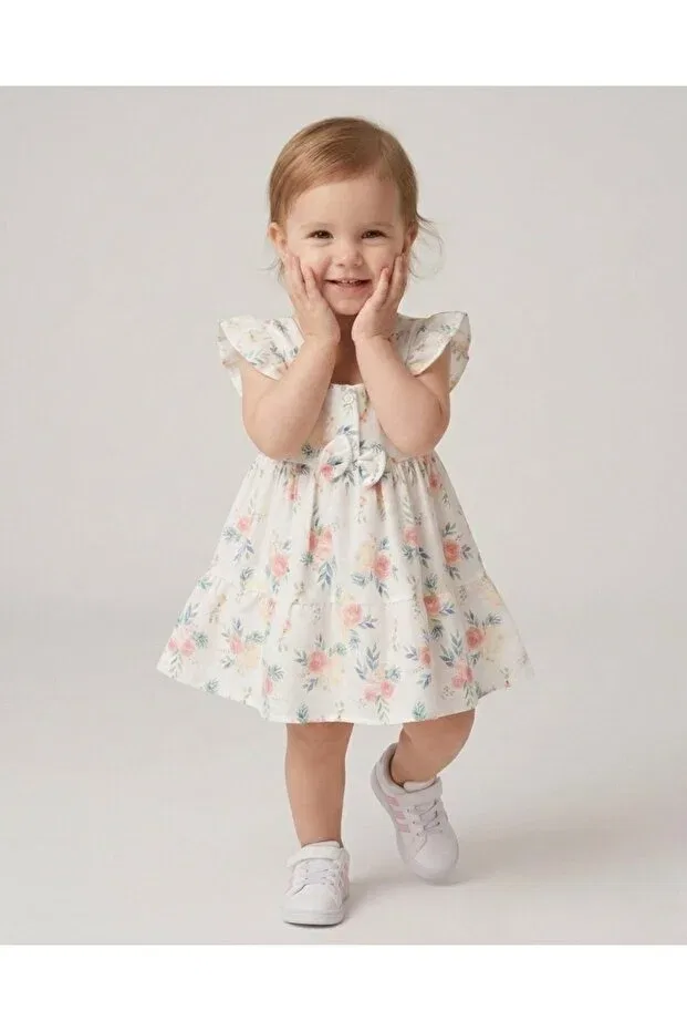 Детское платье для девочек с принтом Voyyo Kids Baby, Multicolored