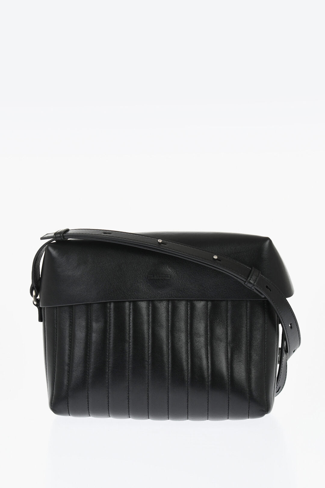 

Сумка через плечо из стеганой кожи Jil Sander, черный