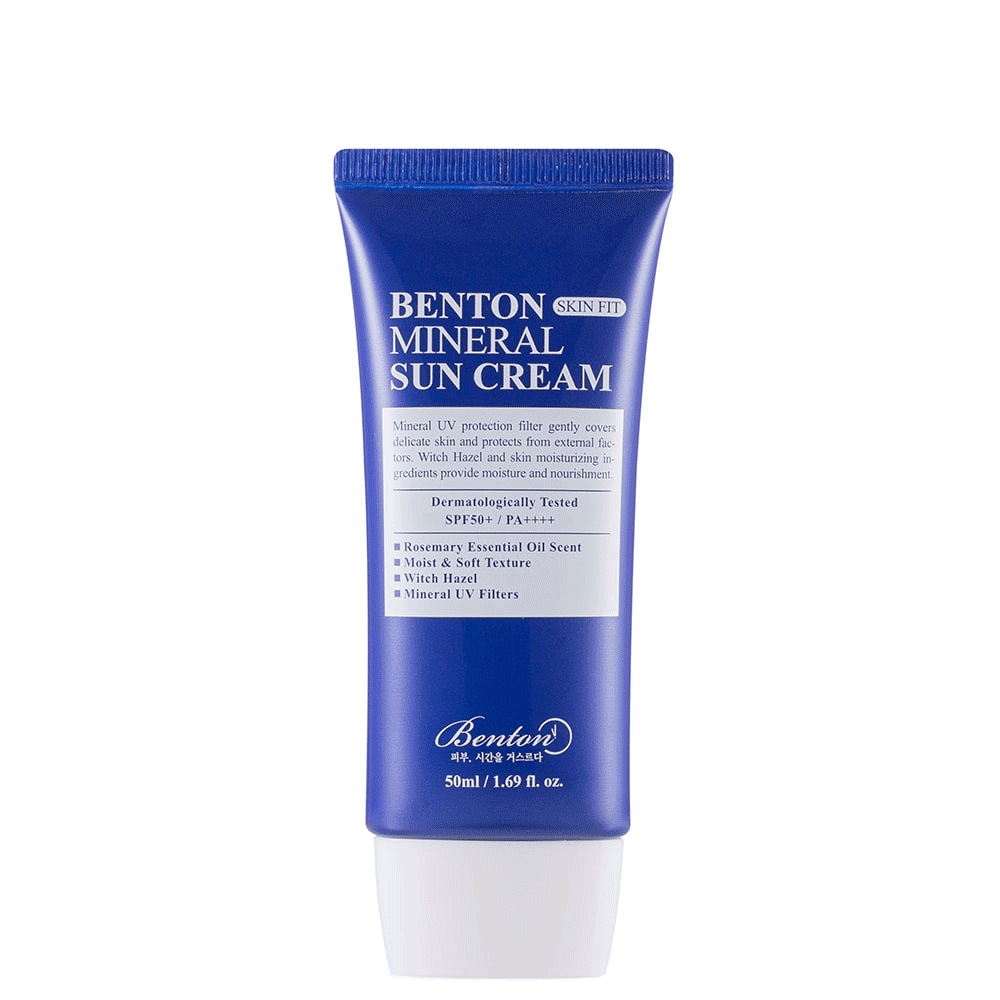

Солнцезащитный крем skin fit mineral sun cream Benton, объем 50 мл