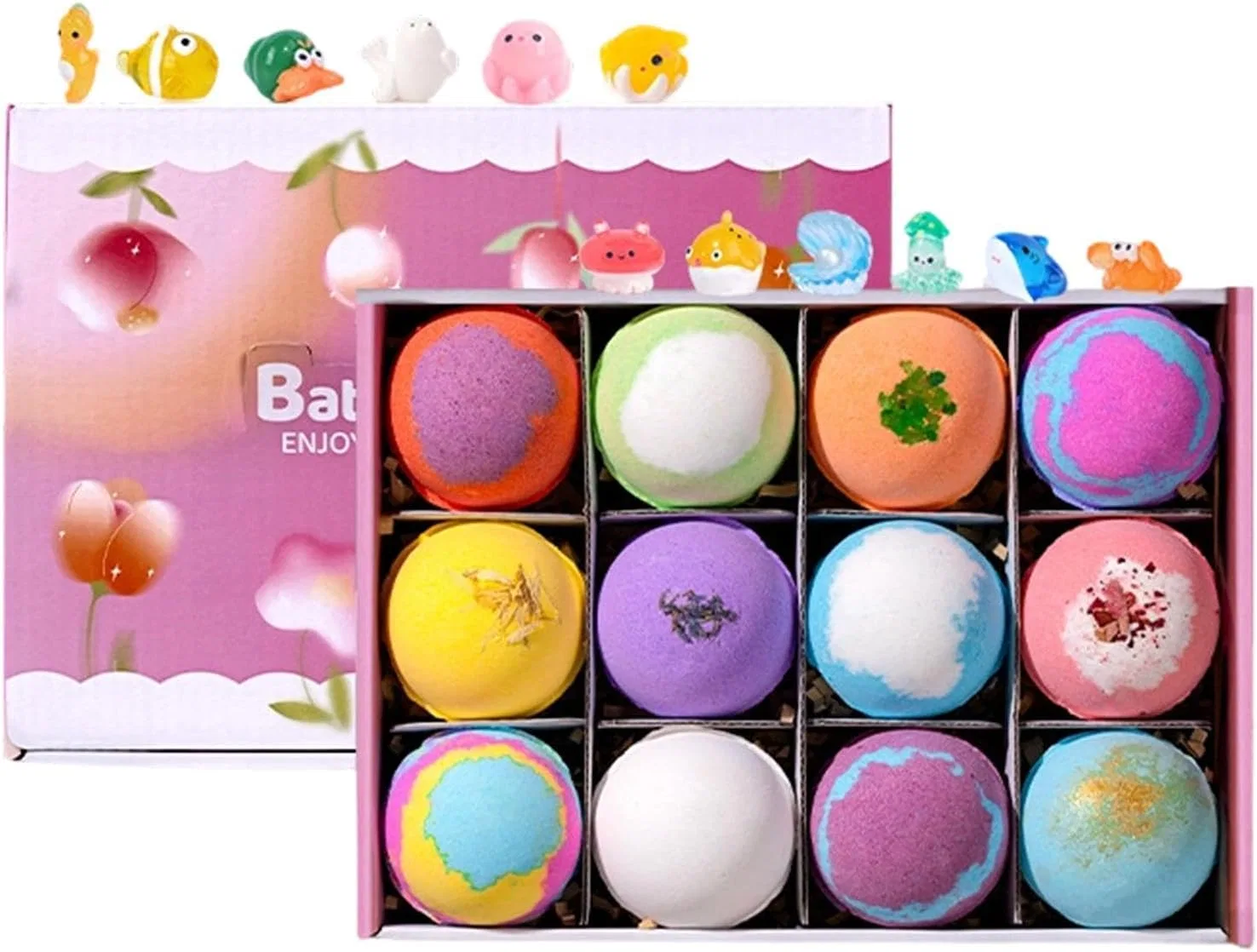 Набор бомбочек для ванны с игрушками, Generisch, 12 шт, 12 Pieces- Style
