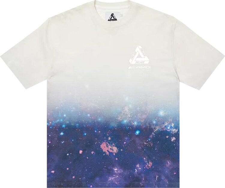 Футболка Palace x AMG 2.0 Tokyo T-Shirt 'Tan/Blue', разноцветный — фото 2