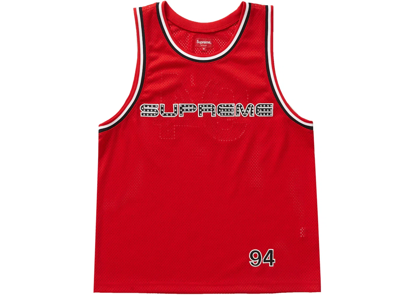 Мужская баскетбольная джерси с принтом Supreme Jersey, Красный