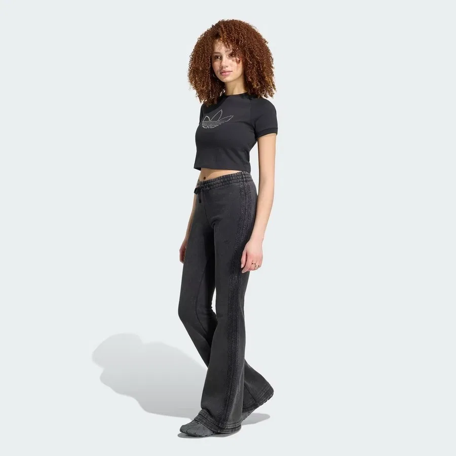 Штаны спортивные adidas SST Bootcut, Черный — фото 3