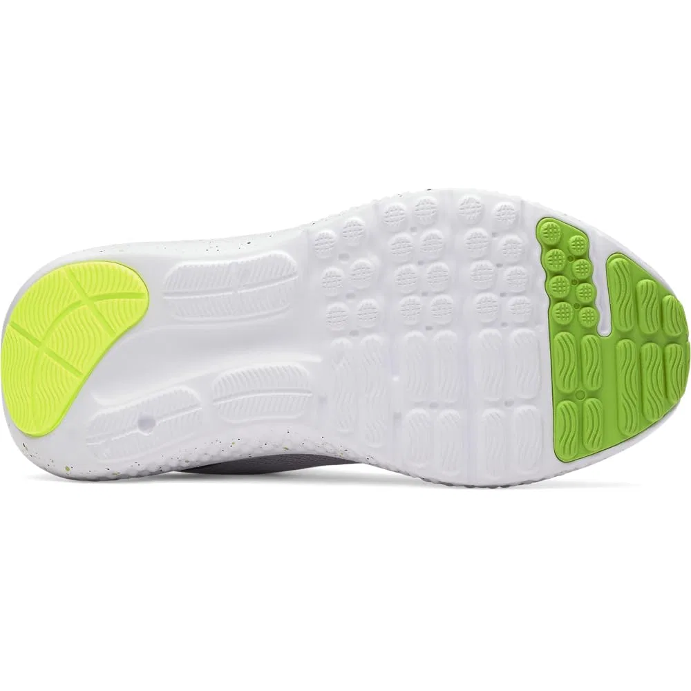 Детские кроссовки для девочек легкие с принтом Grade School Surge 4 Under Armour, Black Purple Yellow Reflective — фото 3
