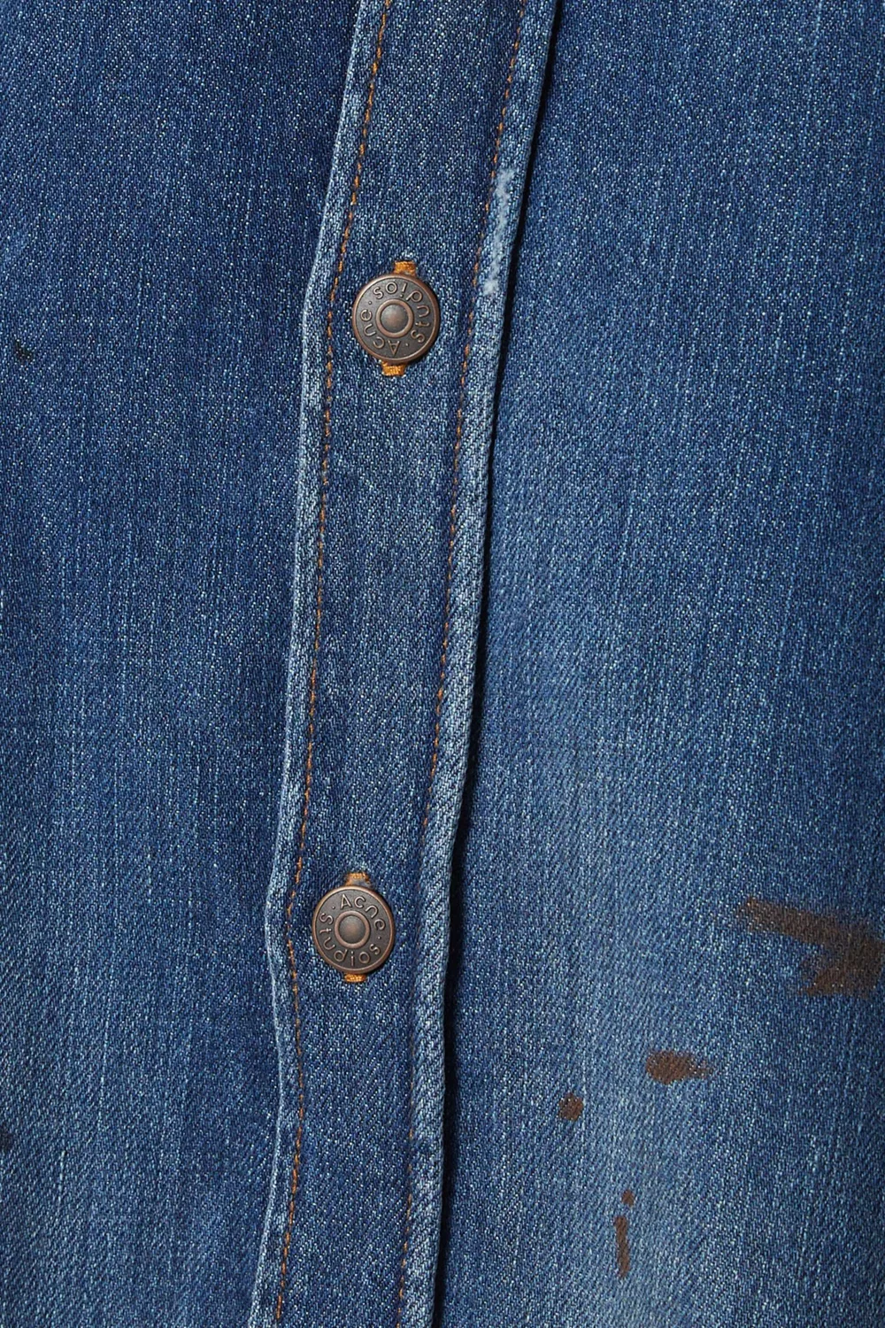Рубашка на пуговицах джинсовая Acne Studios — фото 4