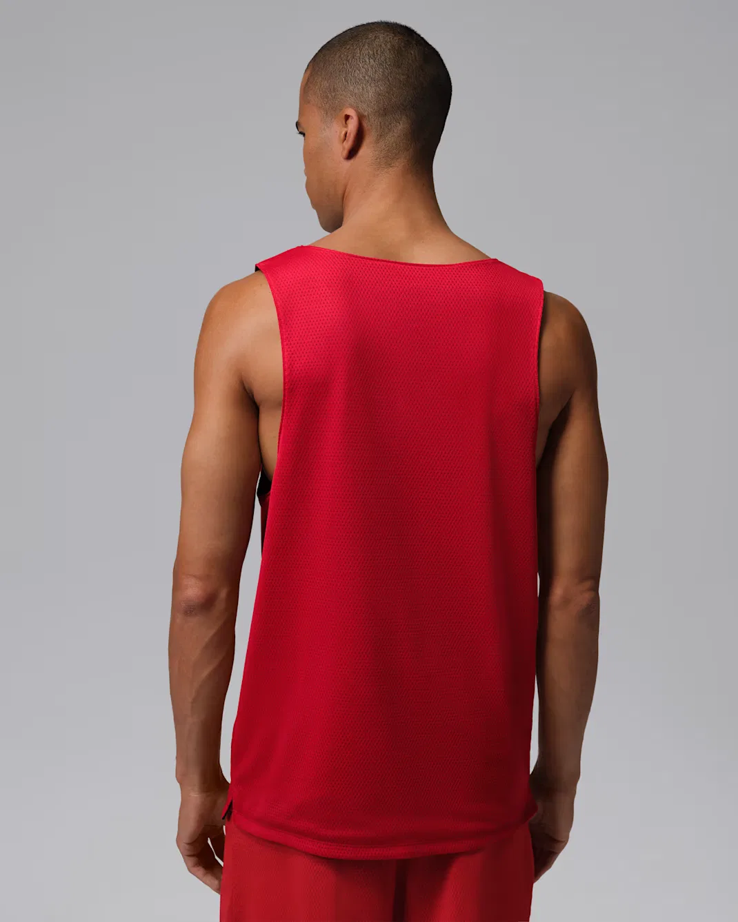 Мужская двусторонняя футболка Jordan Sport, Gym Red/Black — фото 2