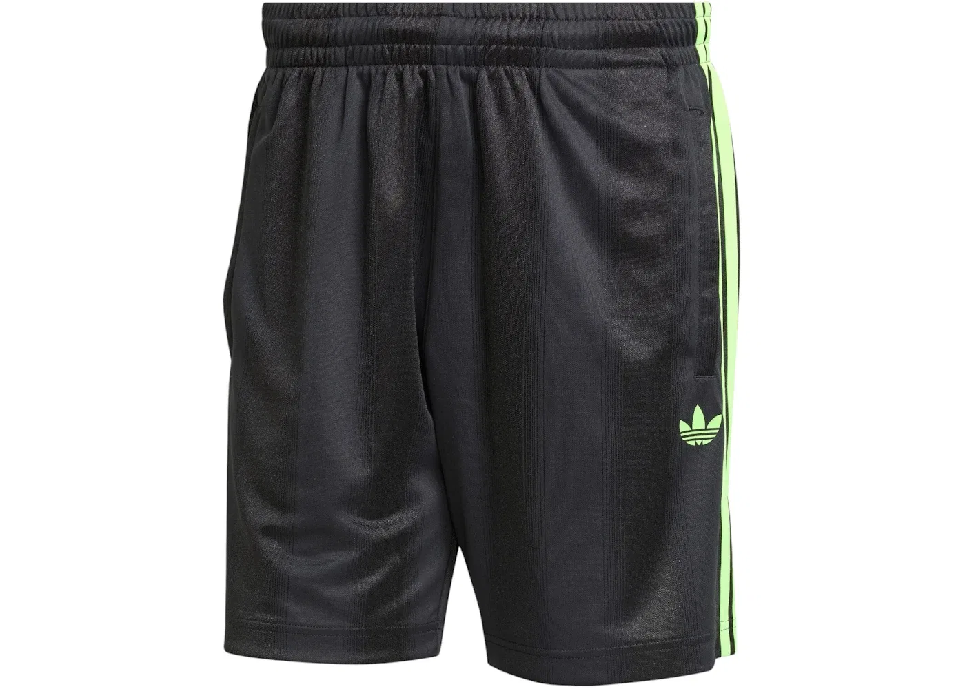 Мужские шорты с принтом Adicolor Jacquard Adidas, Black Signal Green