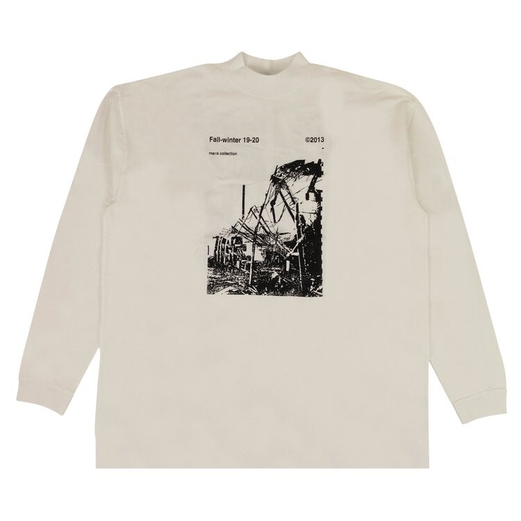 

Лонгслив Off-White Ruined Factory Long-Sleeve Turtleneck 'White', белый