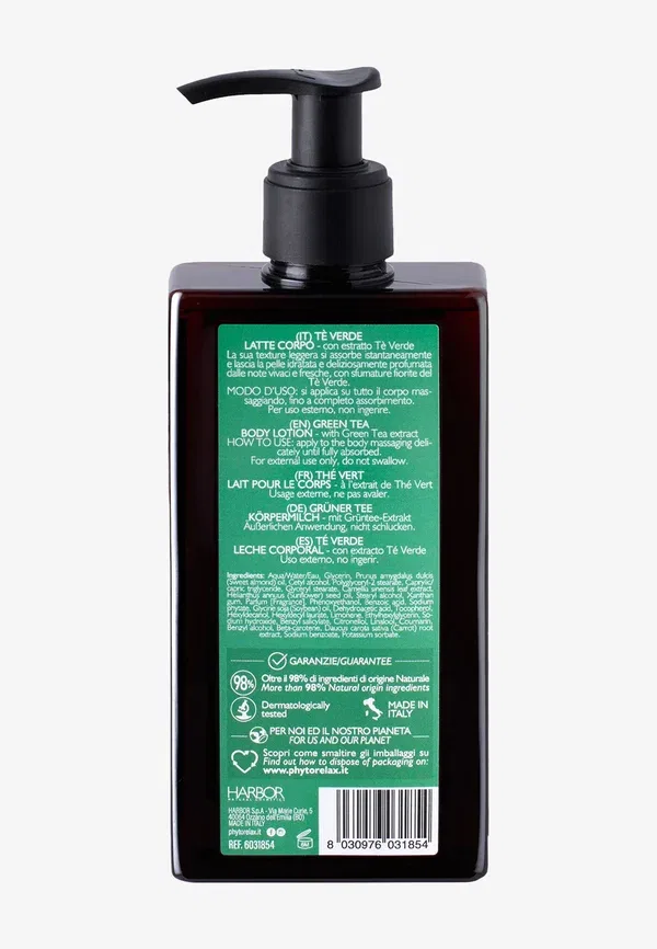 Лосьон для тела с экстрактом зеленого чая Green tea body lotion Phytorelax 250 мл — фото 2