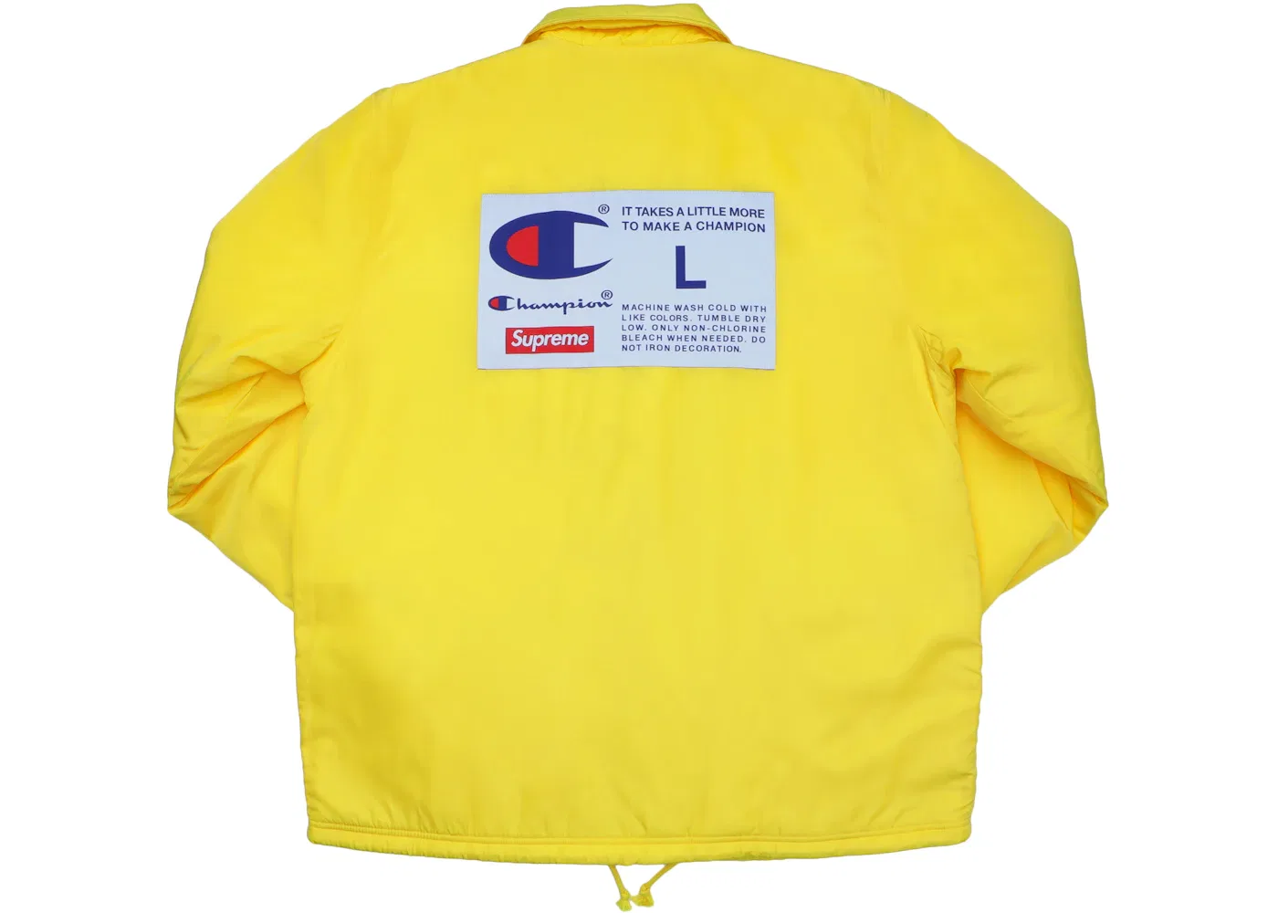 Мужская куртка-бомбер с принтом Champion Label Yellow Supreme, Yellow — фото 2