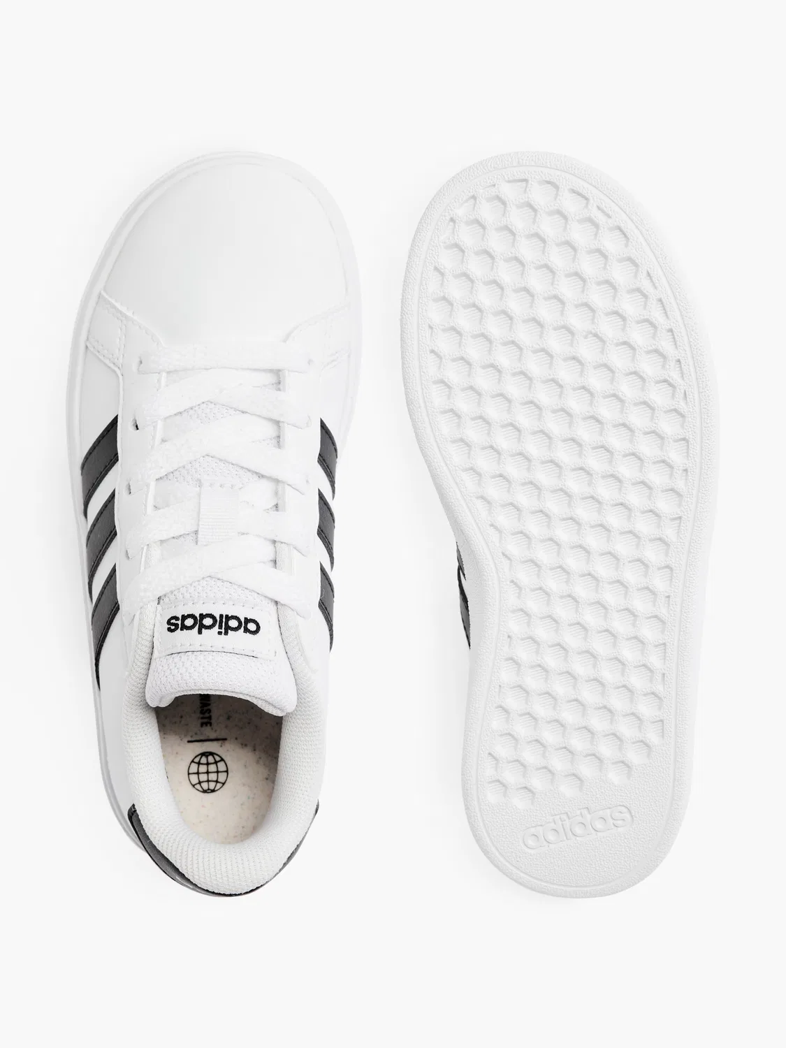 Детские кроссовки с низким верхом Adidas Grand Court 2.0 K, белый — фото 3