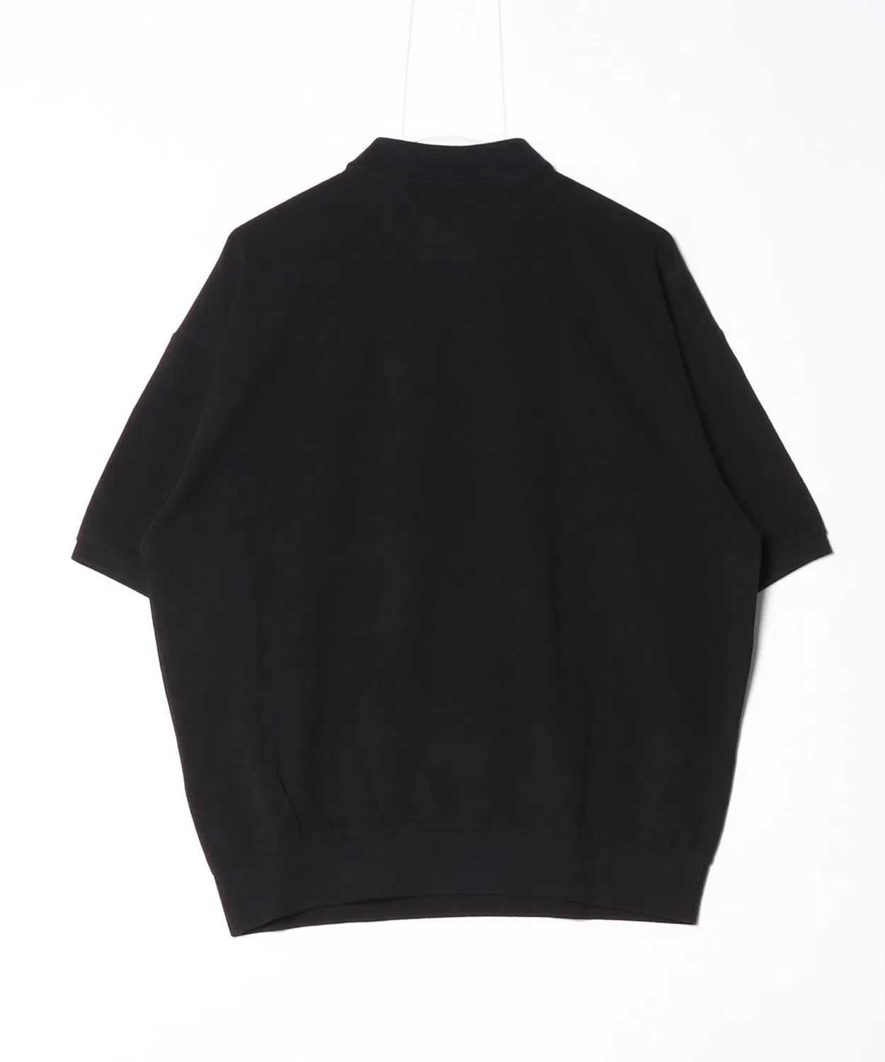 Мужская хлопковая футболка-поло с коротким рукавом, Relaxed Fit POLO RALPH LAUREN, Черный — фото 4