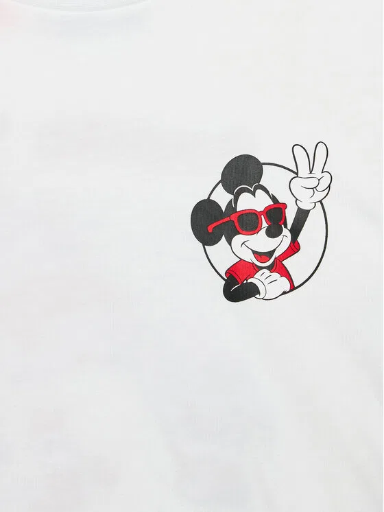 Футболка regular fit Disney Mickey And Friends Adidas, белый — фото 3