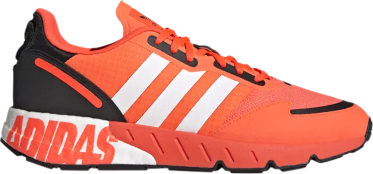 

Кроссовки Adidas ZX 1K Boost 'Bold Logo Graphic - Solar Red', красный