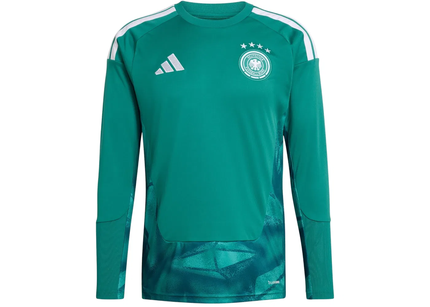 Мужская футболка с длинным рукавом Adidas Germany 2026 Home Goalkeeper Long Sleeve Jersey, Active Green