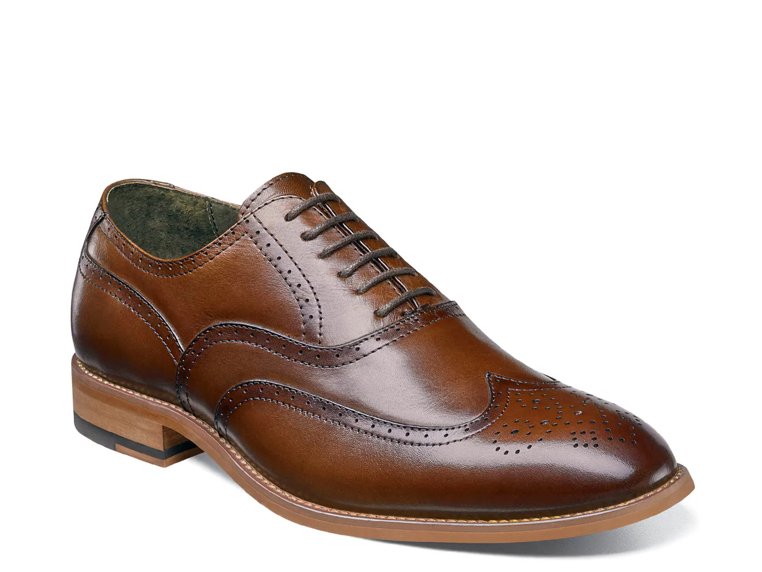 

Оксфорды Dunbar Wingtip Oxford Stacy Adams, цвет cognac