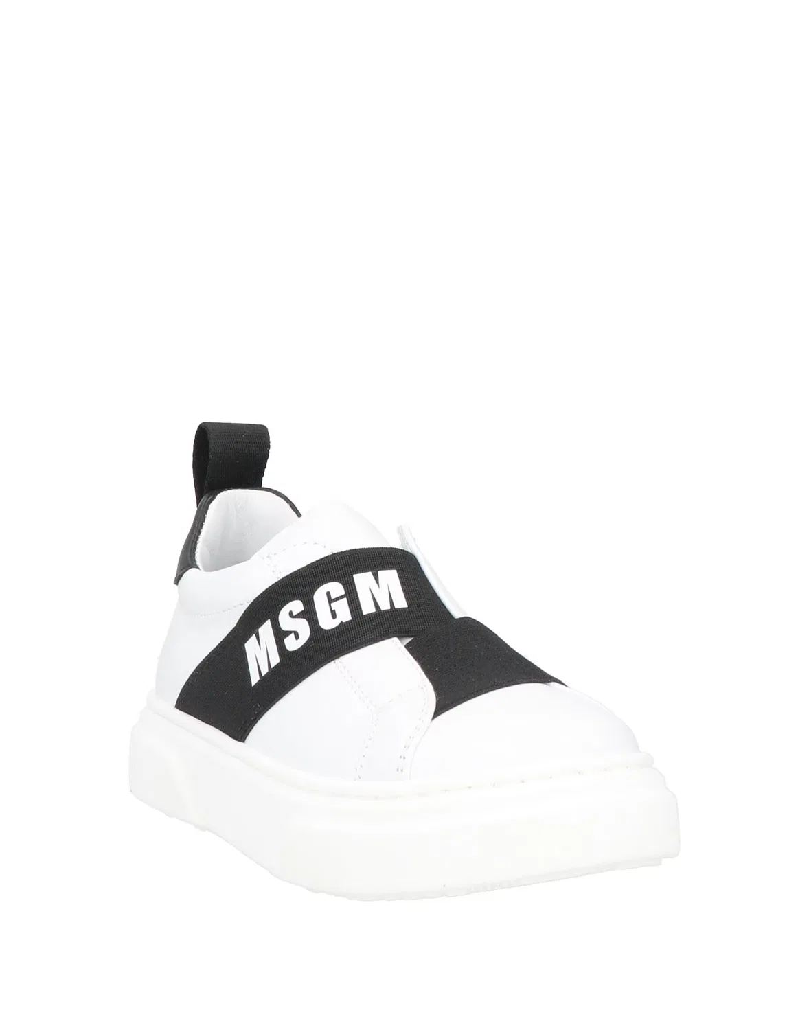 Детские кеды для мальчиков кожаные Msgm, белый — фото 2