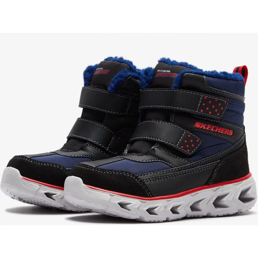 Детские ботинки с подсветкой Hypno-Flash 2.0-Street Breeze Skechers, Темно-синий — фото 3