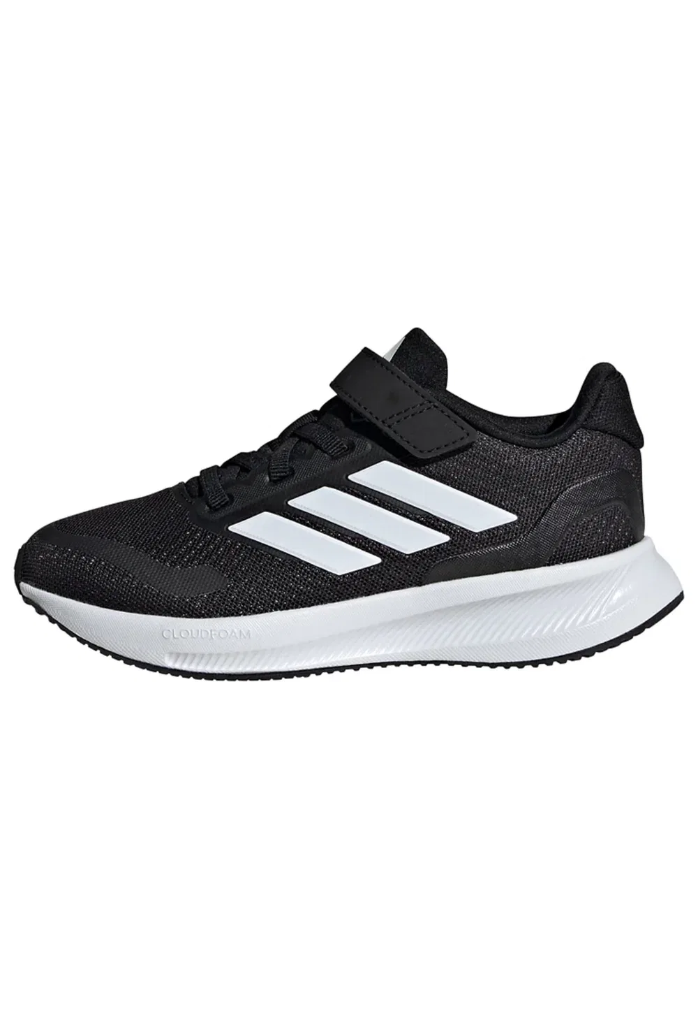 Runfalcon 5 унисекс - кроссовки для бега по улицам Adidas Performance, Core Black Cloud White Cloud White