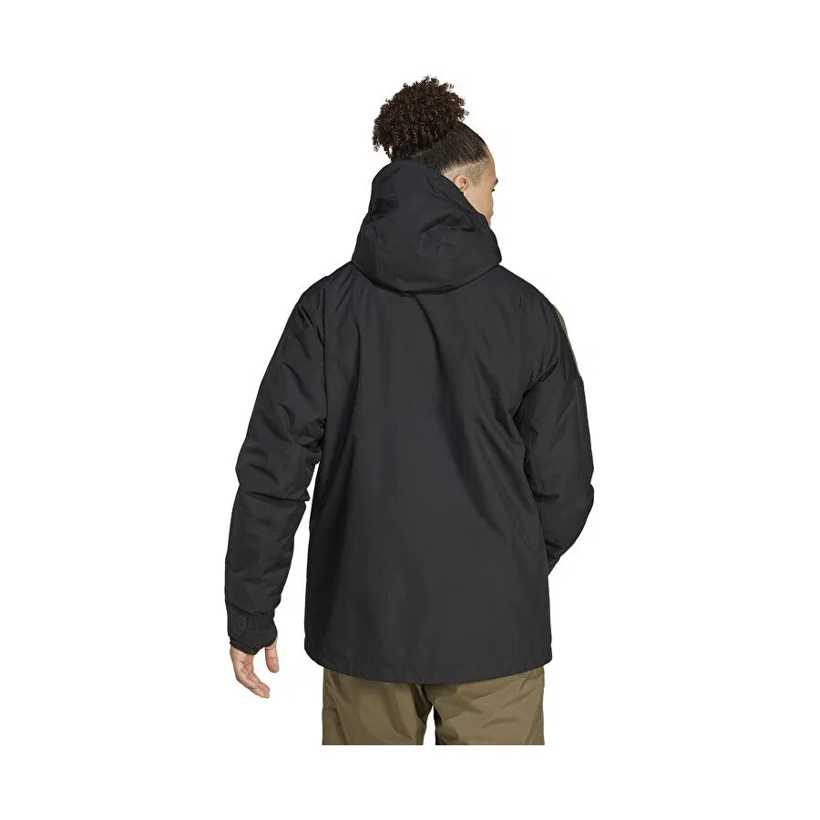 Мужская куртка для outdoor с длинным рукавом adidas Mt 2L Insul Jkt, Хаки — фото 2
