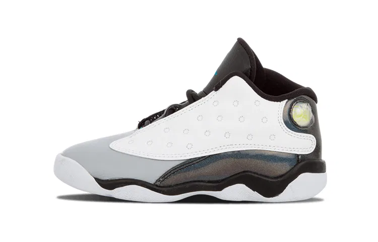 Детские кроссовки для малышей с кожаным верхом Air 13 Retro Navy TD Jordan, Black & Blue