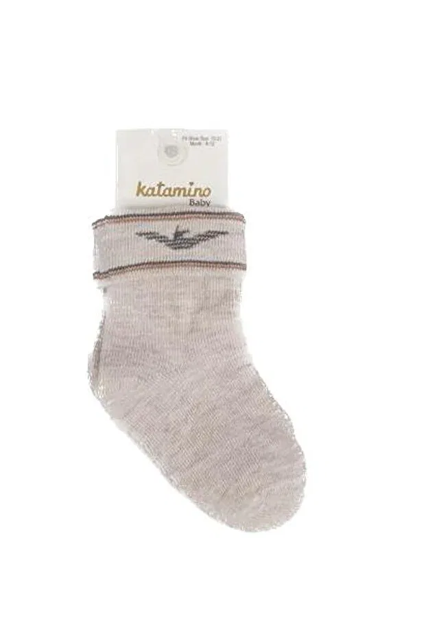Детские носки для мальчиков с графическим принтом armen Katamino, Beige
