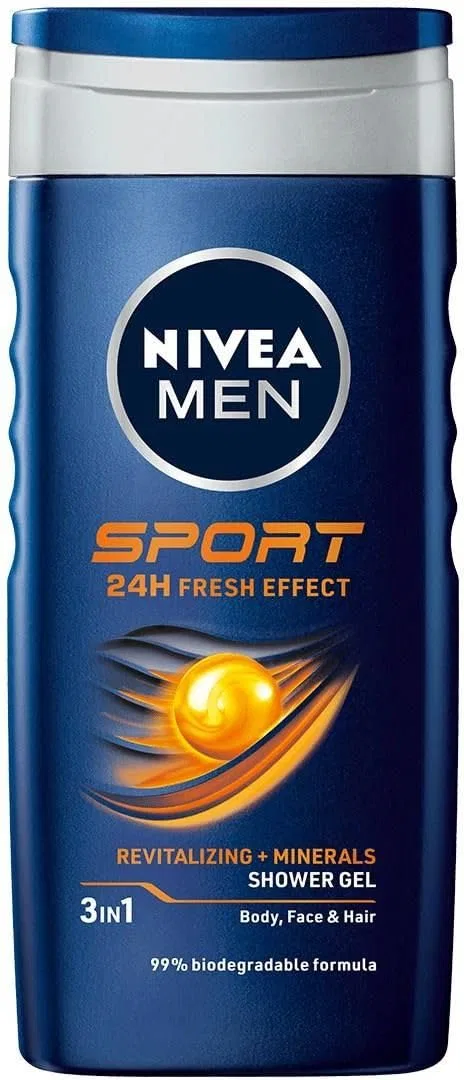 Гель для душа NIVEA MEN Sport Lime, набор 6x500 мл
