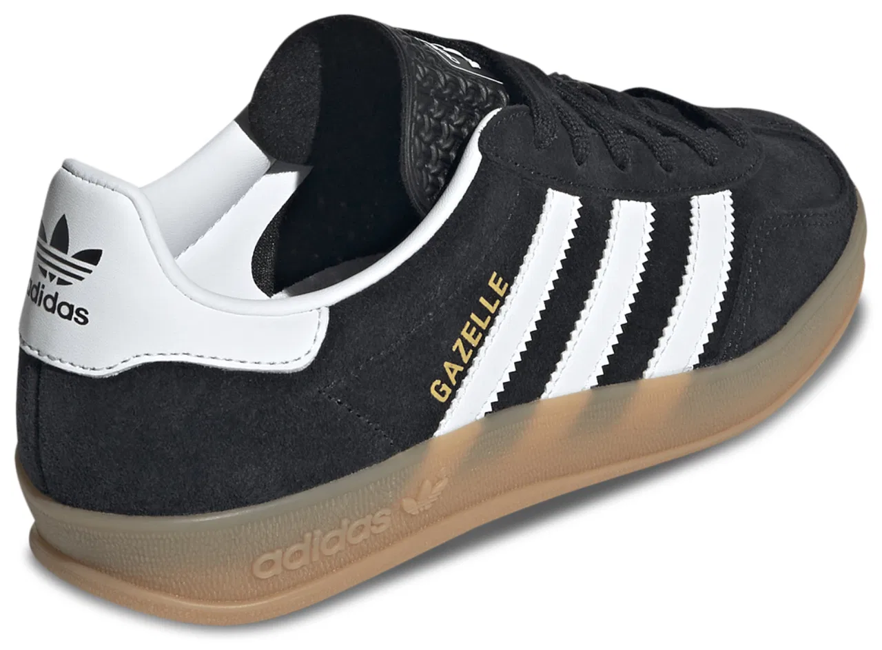 Кроссовки для мальчиков Gazelle Indoor Adidas, черный/белый — фото 3