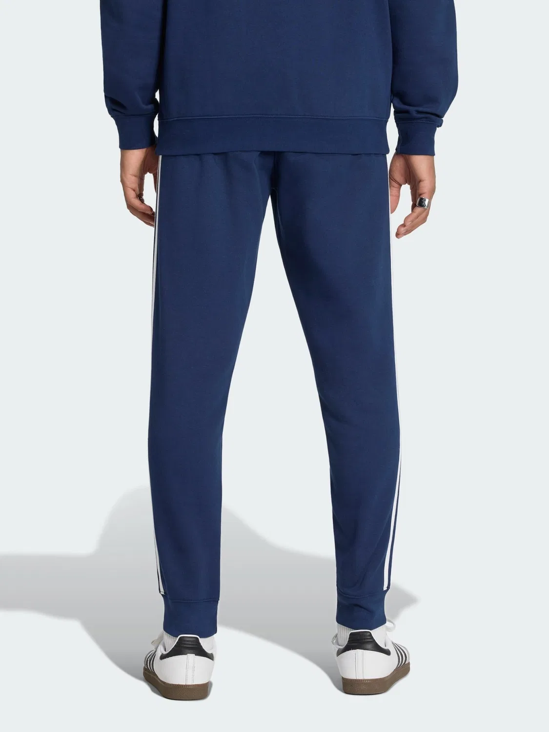 Мужские спортивные штаны стандартного кроя Sweatjoggers Adidas, темно-синий — фото 2