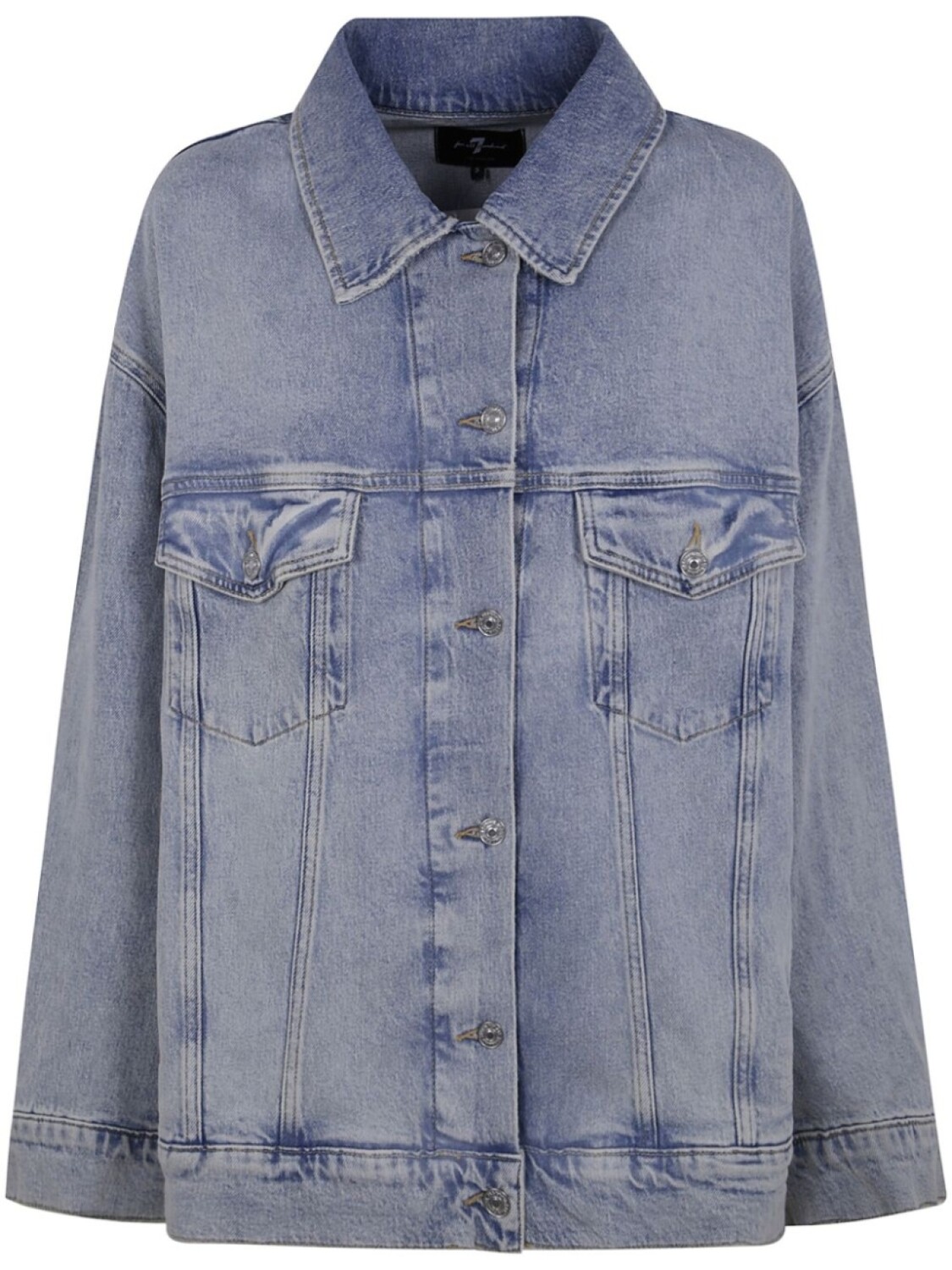 

7 For All Mankind джинсовая куртка на пуговицах, синий