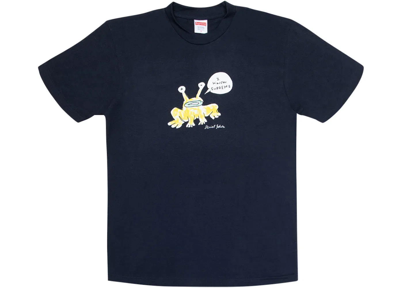 Мужская футболка с принтом Daniel Johnston Supreme, Navy