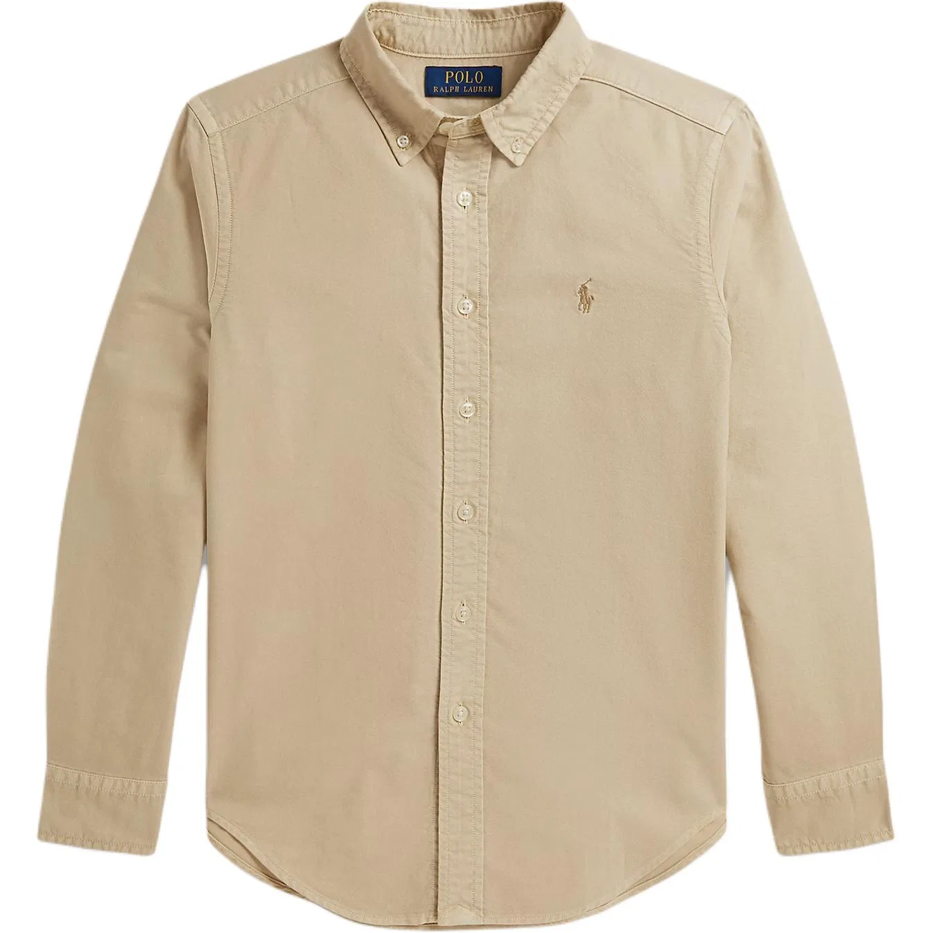 Детская повседневная рубашка с отложным воротником Polo Ralph Lauren, Ecru