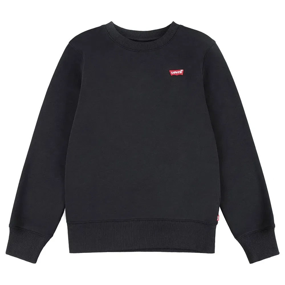 Детский свитшот для мальчиков с вышитым логотипом Mini Logo Levi's, Black