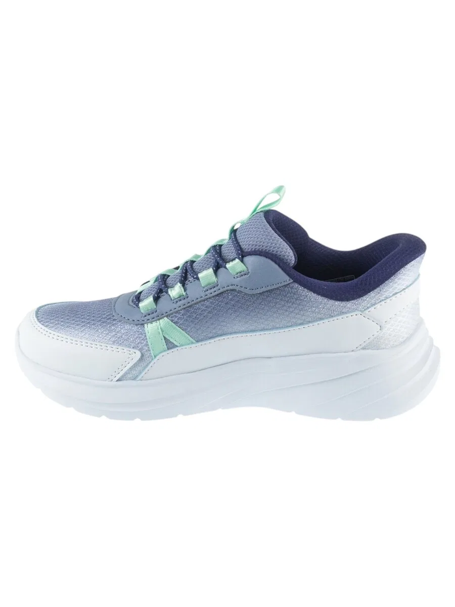 Кроссовки SKECHERS 'Slip-ins Wave 92-Sparkle Sprint' синего цвета — фото 2