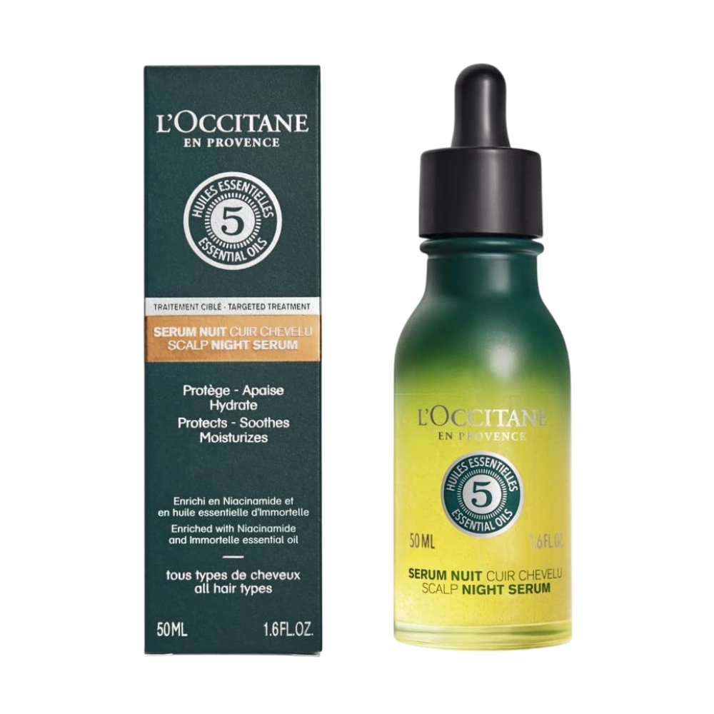 

Ночная сыворотка для кожи головы L'Occitane Scalp Serum, 50 мл
