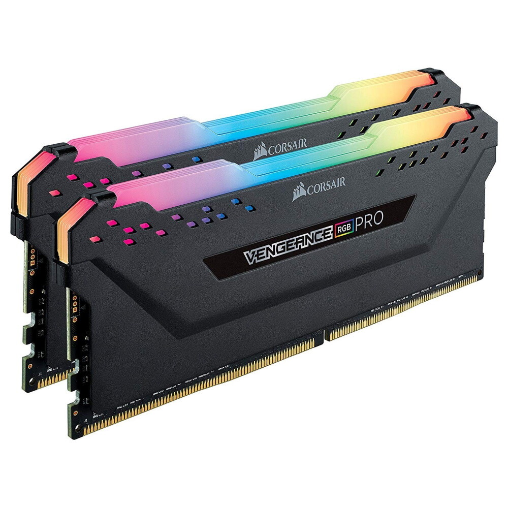 Оперативная память Corsair Vengeance RGB PRO, 32 Гб DDR4 (2x16 Гб), 3600 МГц, CL18, CMW32GX4M2D3600C18, черный — фото 2