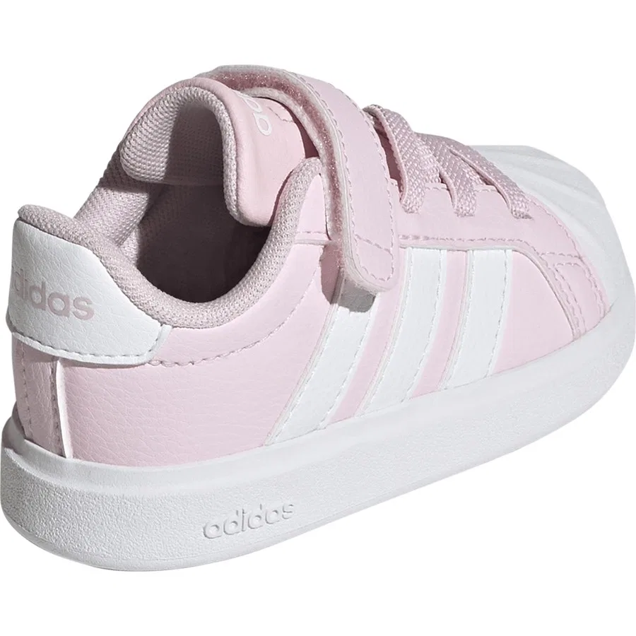 Детские кроссовки с закрытым носком adidas STREETTALK EL I, Розовый — фото 4