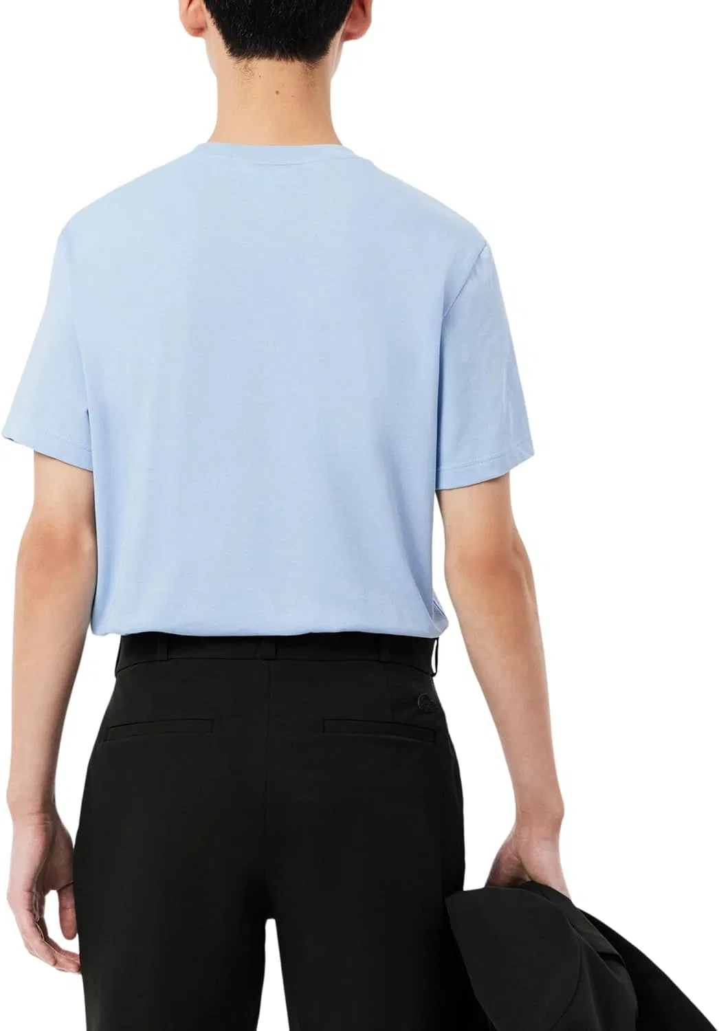 Мужская футболка Lacoste Regular Fit из легкого джерси, Chambray — фото 3