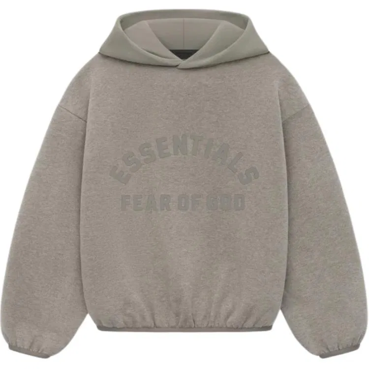 Худи детское из нейлонового флиса Fear Of God Essentials, Dusty Gray