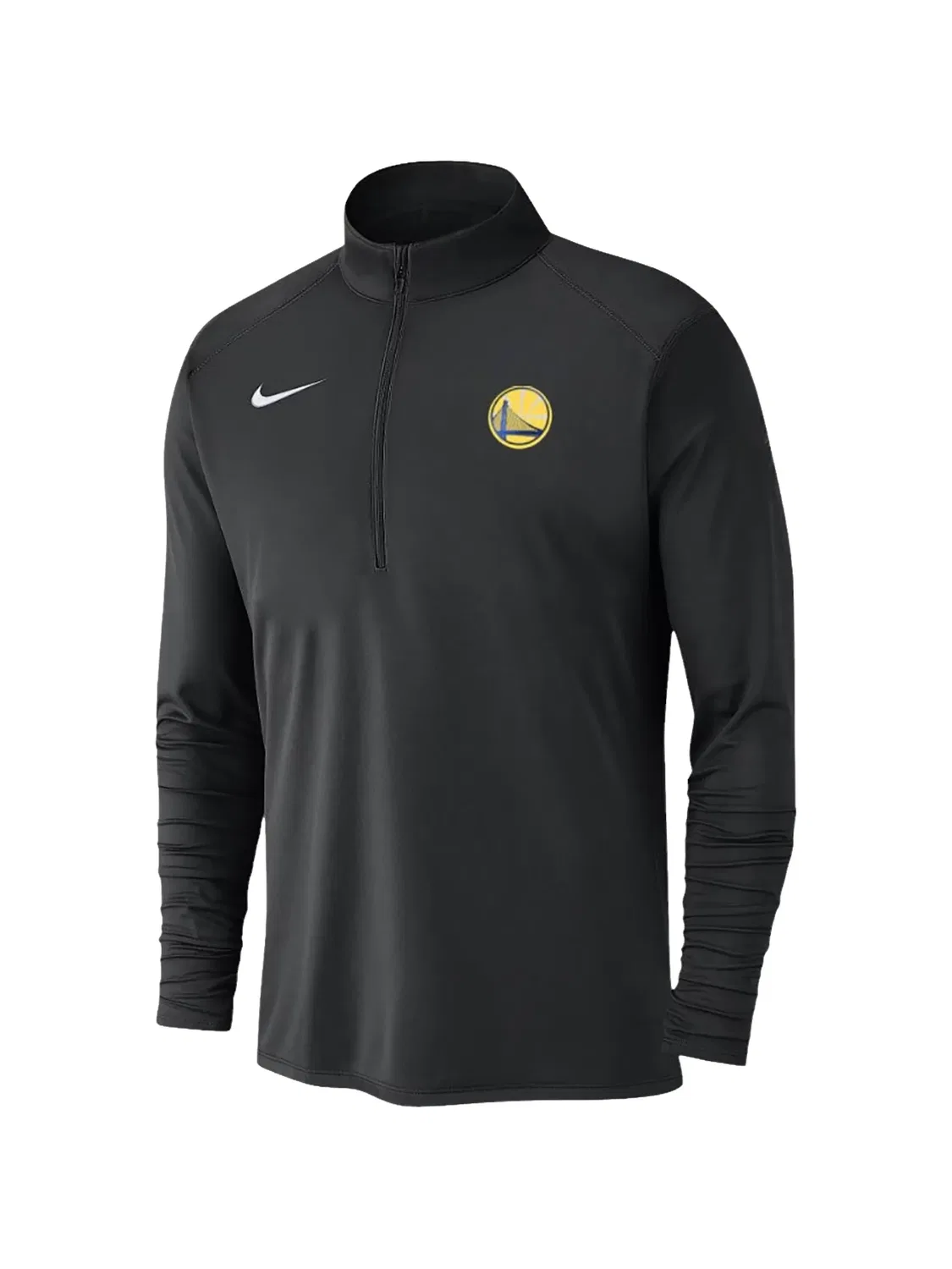 Nike Лонгслив на половинной молнии черный