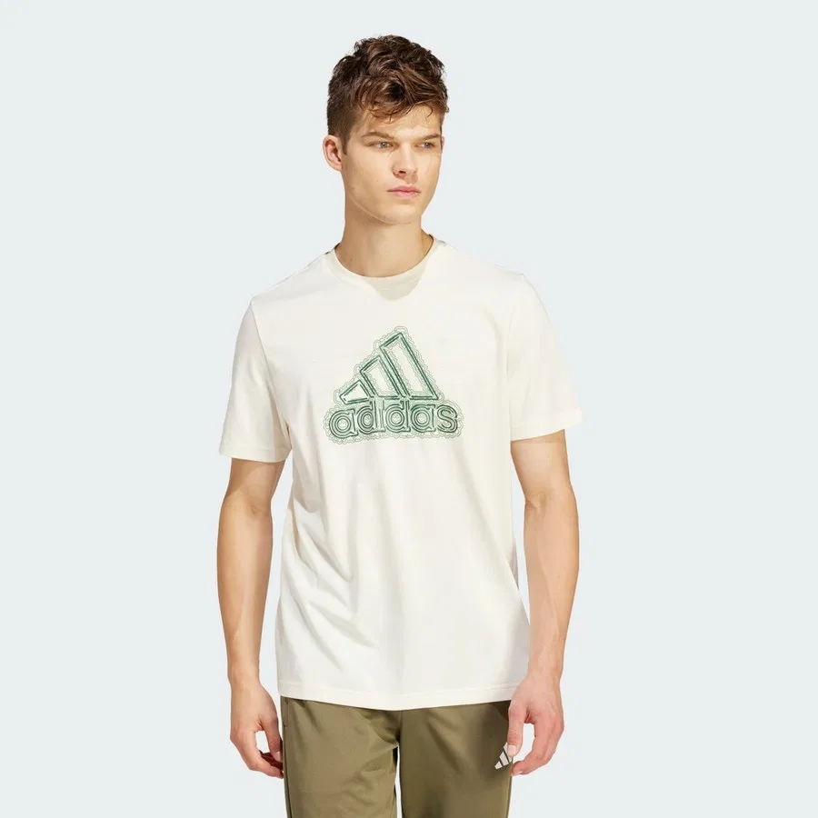 Футболка с принтом Growth Badge adidas, Белый