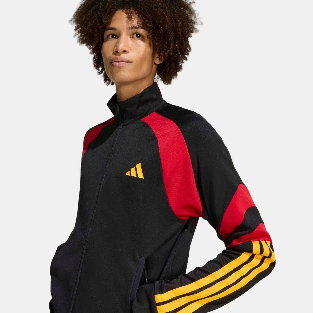 Мужская толстовка, House Of Tiro Nations, adidas, черный — фото 4