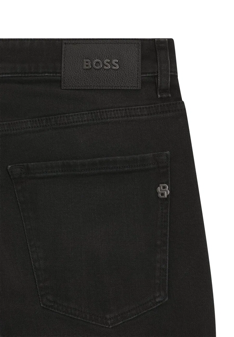 Джинсы BOSS Slim fit серого цвета — фото 4