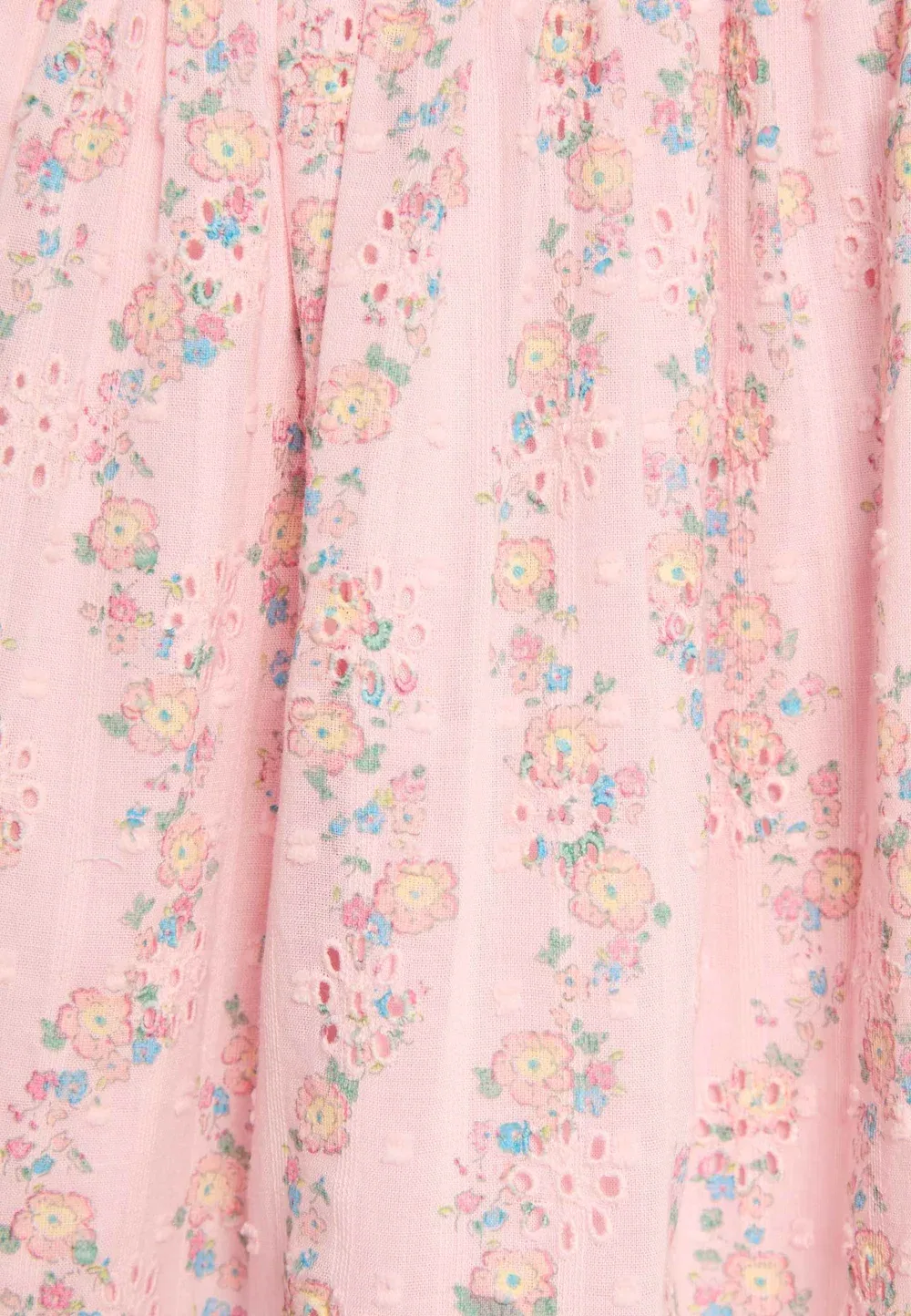 Платье с цветочным узором и вышивкой - повседневное платье Marks & Spencer, Pink — фото 4