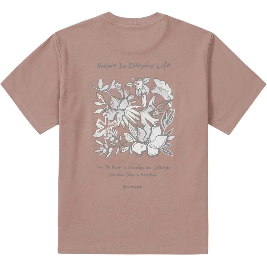 Детская футболка с длинным рукавом Sorona T Shirt Unisex Snow Peak, Dark Pink — фото 3